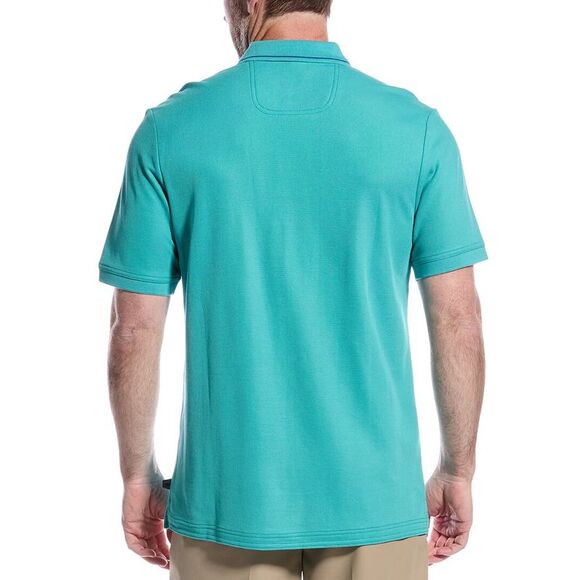 Tommy Bahama Mens  Emfielder Clubhouse Polo Shirt, Green - Picture 2 of 3
